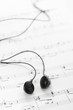 Sheet Music and Headphones