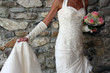 Foto: Brautkleid und Strauß Brautkleid und Strauß