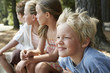 Kids in Forest