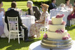 Wedding Cake at Reception