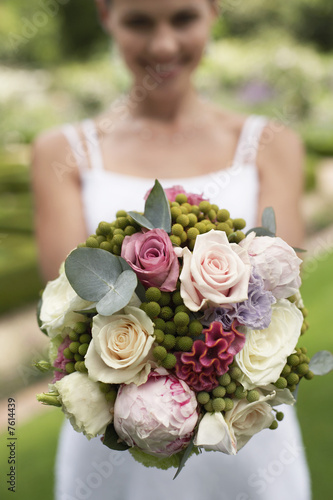 Photo: Bride Holding Bouquet Bride Holding Bouquet