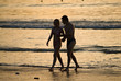 couple walking at the beach, Patong beach, Phuket, Thailand couple walking at the beach, Patong beach, Phuket, Thailand