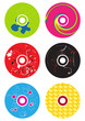 colorful cds