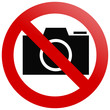 no taking pictures or no cameras allowed
