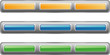 Leuchtende Web Buttons, 3 Variationen 