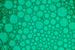Bubbles in water.