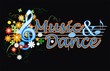 music e dance with flowers