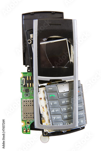 Photo: Broken mobile phone Broken mobile phone