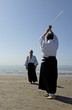aikido sur la plage