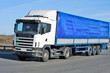 blue truck