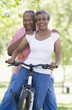 Photo: Senior couple on cycle ride Senior couple on cycle ride