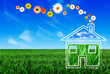Quadro la casa ad impatto zero Quadro la casa ad impatto zero