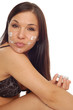 applying cream