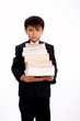 young working student