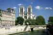 paris, notre dame sur l'ile de la cité