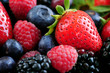 Assorted fresh berries Assorted fresh berries