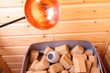 Stones on a sauna stove