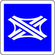 a0216 - Panneau information INTERSECTION AUTOROUTES a0216 - Panneau information INTERSECTION AUTOROUTES