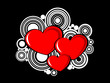 abstract valentines background 