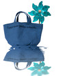 sac de plage bleu