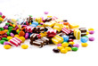 Colorful chocolate candies.............