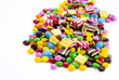 Colorful chocolate candies..............