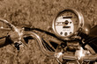 Close-up of Scooter Gauge