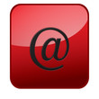 icon, at the rate, at, web, button icon, at the rate, at, web, button