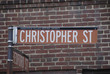 Christopher Street sign in New York