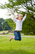 Happy jumping
