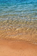 Water on the beach