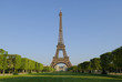 Eiffel Tower at sunrise