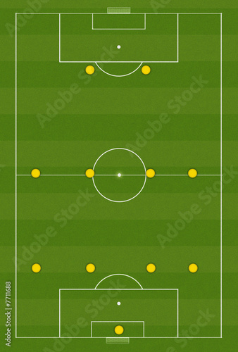 schema di calcio 4-4-2 from sabino.parente, Royalty-free stock photo ...