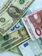 Foto: dollar vs euros dollar vs euros