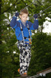 boy climbing