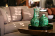 Modern furnishing and handblown glass