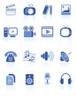 Miscellaneous multimedia vector icons Miscellaneous multimedia vector icons
