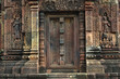 Cambodia Angkor Banteay Srey temple a false door Cambodia Angkor Banteay Srey temple a false door