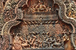 Cambodia Angkor Beantey Srey carved pediment Cambodia Angkor Beantey Srey carved pediment
