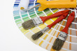 Farbfecher mit Musterfarben