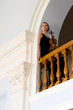 The beauty violinist in concert hall The beauty violinist in concert hall