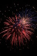 Fireworks on night sky