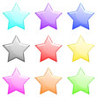 star icons shiny set star icons shiny set