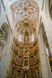 The Choir and Organ in Santa Maria Cathedal of Astorga. Spain