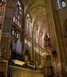 Choir in Santa Maria de Leon Cathedral. Leon, Spain Choir in Santa Maria de Leon Cathedral. Leon, Spain