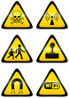 Collection de panneaux de danger (métal détouré)