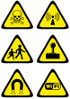 Collection de panneaux de danger (détouré)