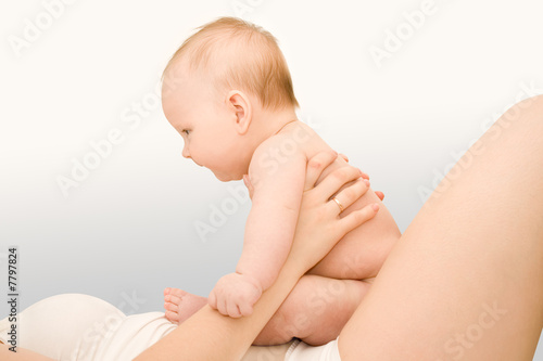 Photo: Baby and mother Baby and mother