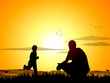 Father and son