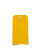 Blank vintage yellow label